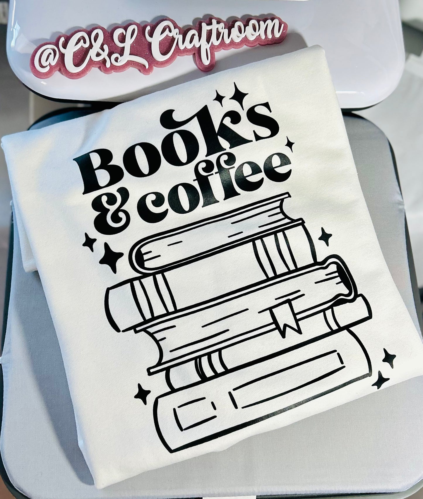Books & Coffee Crew Sweatshirt