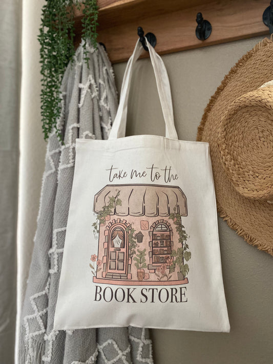 Take me to the book store Tote Bag