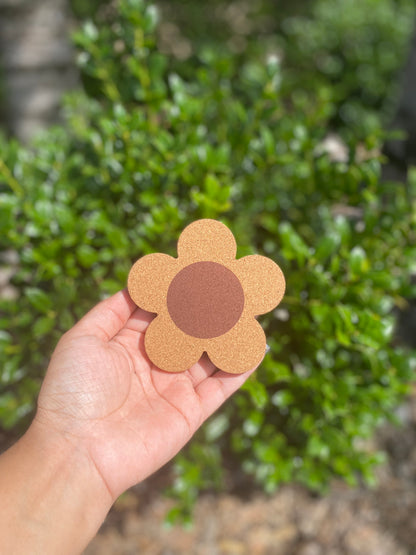 Flower Cork Coaster