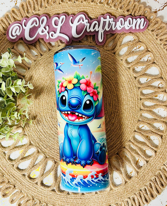 Blue Alien 20oz Tumbler