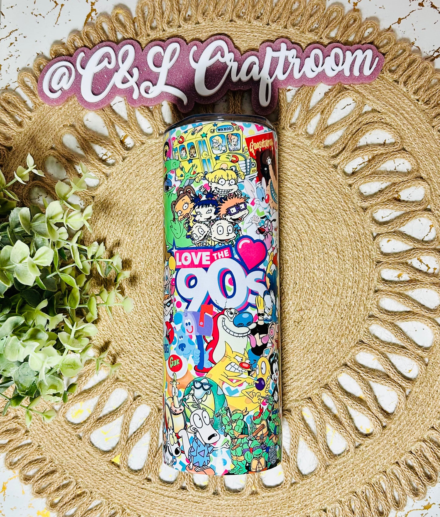 90’s Cartoon 20oz Tumbler