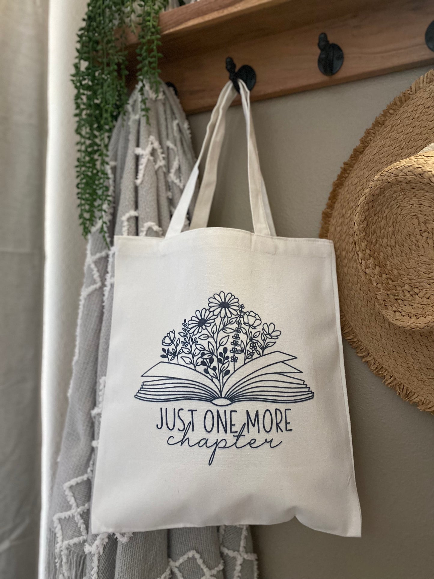 One more chapter tote bag