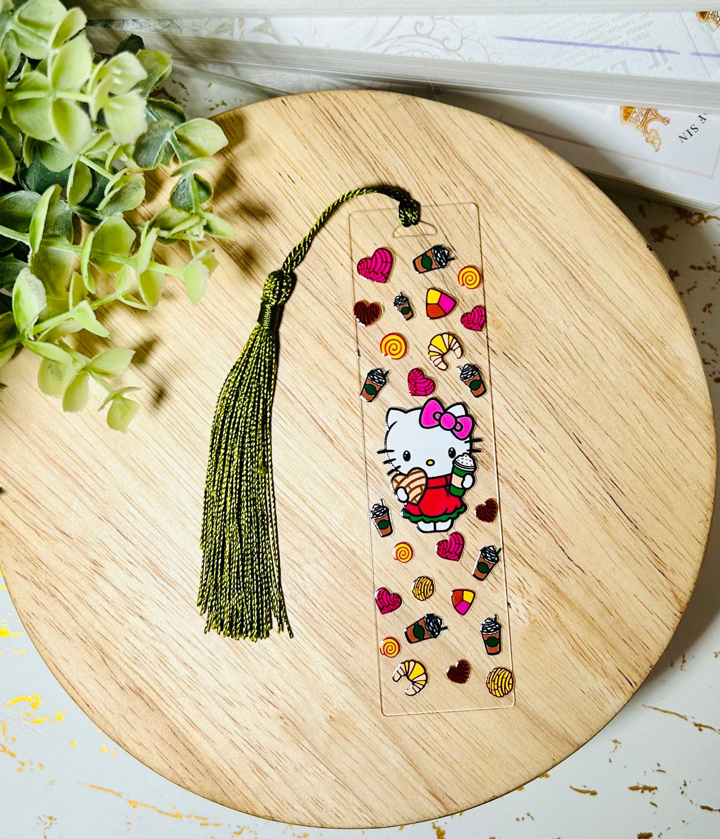 Kitty Conchas Acrylic Bookmark