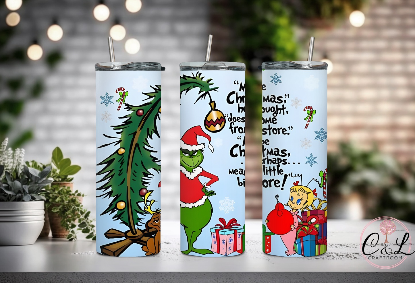 Grinch Christmas 20oz