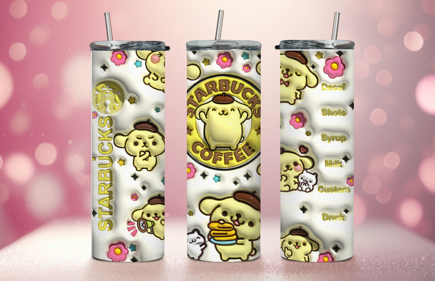 Coffee Friend 3D 20oz Tumbler