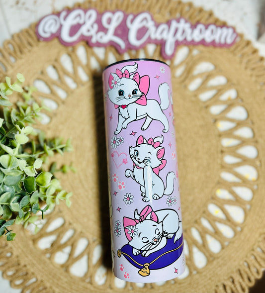 Pink Cat 20oz Tumbler