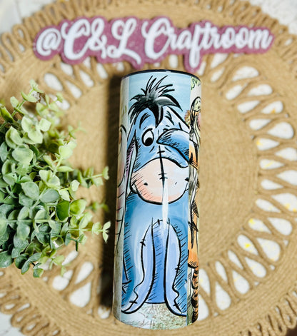 Retro Cartoon Friends 20oz tumbler