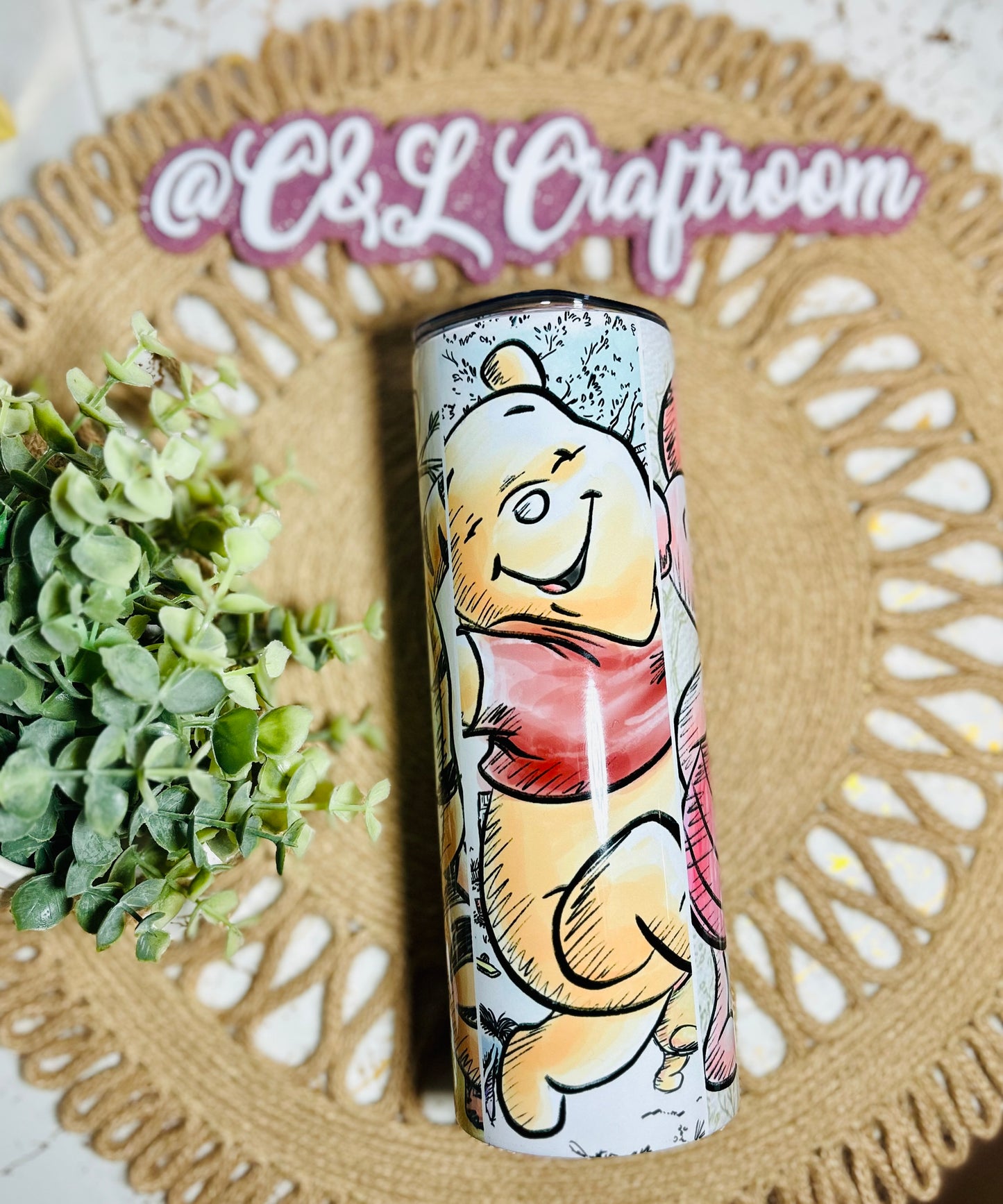 Retro Cartoon Friends 20oz tumbler